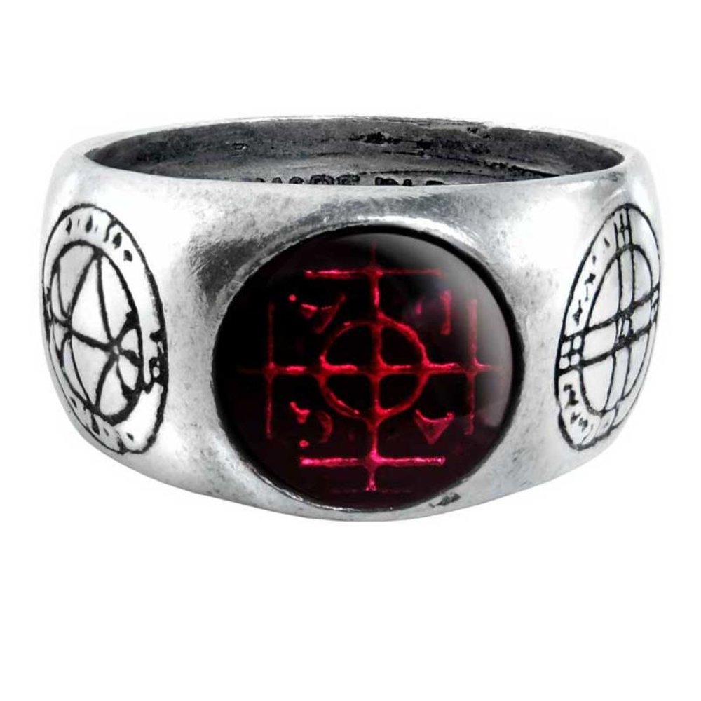 Alchemy Gothic Agla Ring Magical Talismans Sz 7-11